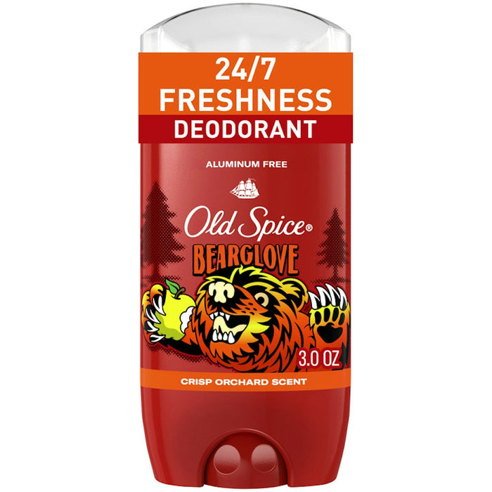 Old Spice Wild Collection Aluminum Free Deodorant For Men, Bearglove, 3.0 Oz by Pasteur Pharmacy