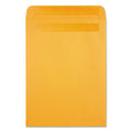 Quality Park Redi-Seal Catalog Envelope, #10 1/2, Cheese Blade Flap, Redi-Seal Adhesive Closure, 9 x 12, Brown Kraft, 250/Box