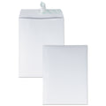 Quality Park Redi-Strip Catalog Envelope, #12 1/2, Cheese Blade Flap, Redi-Strip Adhesive Closure, 9.5 x 12.5, White, 100/Box