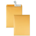 Quality Park Redi-Strip Catalog Envelope, #13 1/2, Cheese Blade Flap, Redi-Strip Adhesive Closure, 10 x 13, Brown Kraft, 100/Box
