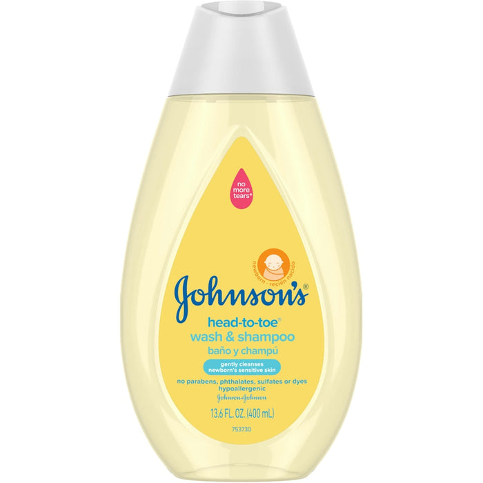 Johnson's Baby Wash & Shampoo, Newborn 13.6 Fl Oz by Pasteur Pharmacy