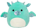 Squishmallow Dragon 8 inch Miles Teal Plush Stuffed Animal Super Soft by Vanessa Jane