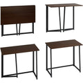 31.5" Small Desk No-Assembly Folding Computer Desk by DailySale