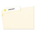 Avery Handwrite Only Self-Adhesive Removable Round Color-Coding Labels, 0.5" dia, Neon Orange, 60/Sheet, 14 Sheets/Pack, (5062)