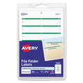 Avery Printable 4" x 6" - Permanent File Folder Labels, 0.69 x 3.44, White, 7/Sheet, 36 Sheets/Pack, (5203)