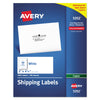 Avery Copier Mailing Labels, Copiers, 2 x 4.25, White, 10/Sheet, 100 Sheets/Box