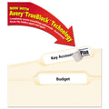 Avery Permanent TrueBlock File Folder Labels with Sure Feed Technology, 0.66 x 3.44, White, 30/Sheet, 25 Sheets/Pack