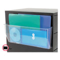 deflecto Magnetic DocuPocket Wall File, Legal/Letter Size, 15" x 3" x 6.38", Clear