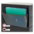 deflecto Magnetic DocuPocket Wall File, Letter Size, 13" x 4" x 7", Smoke