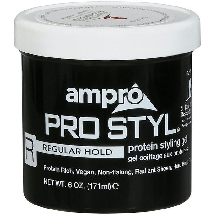 Ampro Pro Styl Protein Styling Gel, 6 oz - Alcohol-Free Firm Hold by Pasteur Pharmacy