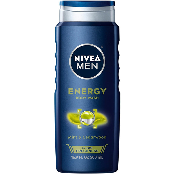 Nivea For Men Body Wash, 3 In 1, Energy by Pasteur Pharmacy