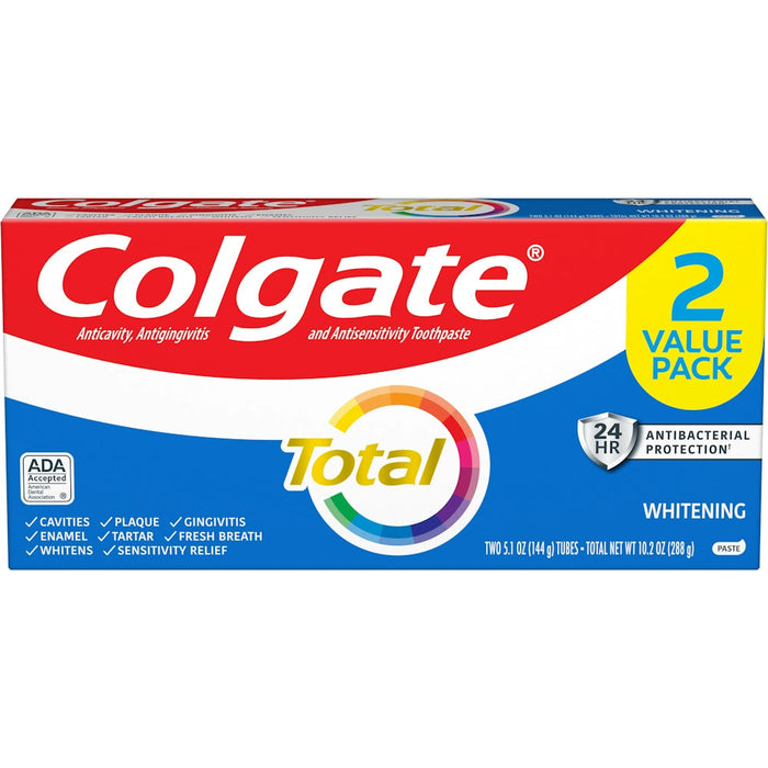 Colgate Total Toothpaste, Whitening, 2 Value Pack by Pasteur Pharmacy