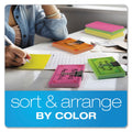 Oxford Ruled Index Cards, 3 x 5, Glow Green/Yellow, Orange/Pink, 100/Pack