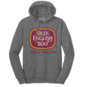 Olde English 800 Malt Liquor Hooded Sweatshirt - Oxford Gray by Tee Luv
