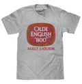 Olde English "800" Logo T-Shirt - Gray by Tee Luv
