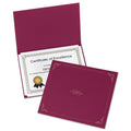 Oxford Certificate Holder, 11.25 x 8.75, Burgundy, 5/Pack