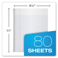 Oxford Earthwise by Oxford Recycled Single Subject Notebook, Medium/College Rule, Randomly Assorted Covers, 11 x 8.5, 80 Sheets