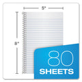 Oxford Earthwise by Oxford Recycled One-Subject Notebook, Narrow Rule, Green Cover, 8 x 5, 80 Sheets