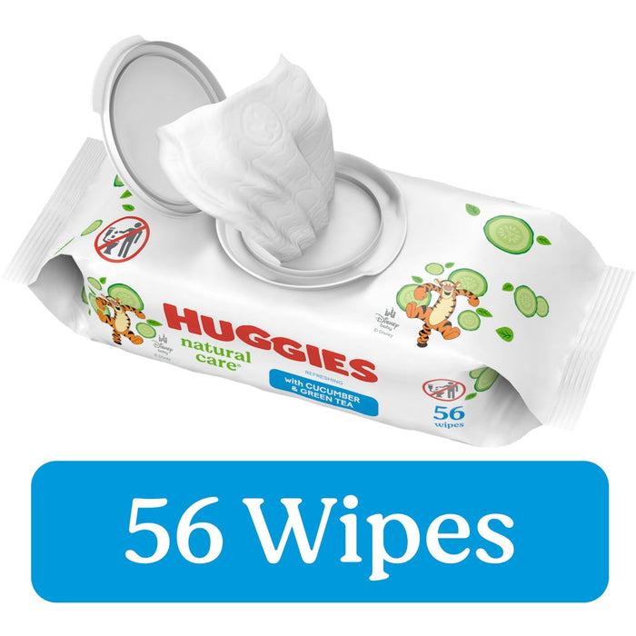 Huggies Natural Care Refreshing Baby Wipes Cucumber & Green Tea, 56 by Pasteur Pharmacy
