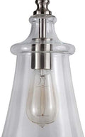 Park Harbor PHPL5481BN Milford 6-in Wide Single Light Mini Pendant by Vanessa Jane