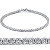 3.15ct. Round Cut Diamond Tennis Bracelet In 14k White Gold
