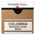Globe-Weis COLUMBIA Recycled Binding Cases, 2 Rings, 3.13" Capacity, 11 x 8.5, Kraft