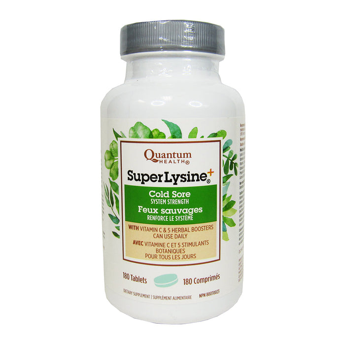 Quantum Health Super Lysine Plus Immune System - 180 Tablets by Pasteur Pharmacy