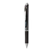 Pentel EnerGel RTX Gel Pen, Retractable, Bold 1 mm, Black Ink, Black/Gray Barrel