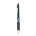 Pentel EnerGel RTX Gel Pen, Retractable, Fine 0.5 mm Needle Tip, Black Ink, Silver/Black Barrel