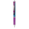 Pentel EnerGel RTX Gel Pen, Retractable, Medium 0.7 mm Needle Tip, Violet Ink, Violet/Gray Barrel