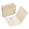 Smead Top Tab File Folders with Inside Pocket, Straight Tabs, Letter Size, Manila, 50/Box