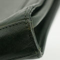 Burberry Green Leather Vintage Clutch Bag #3165 by Bolt Boutique