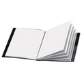Cardinal ShowFile Display Book with Custom Cover Pocket, 12 Letter-Size Sleeves, Black