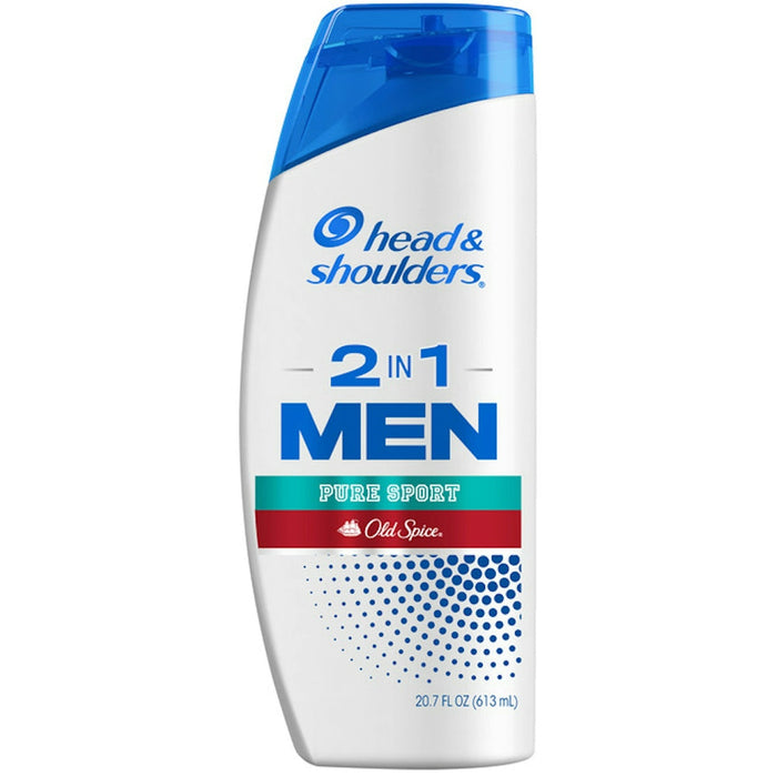Head and Shoulders Old Spice Pure Sport Anti-Dandruff Shampoo, 20.7 fl oz (613 ml) by Pasteur Pharmacy