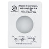 HOSPECO Scensibles Personal Disposal Bag Dispenser, Plastic, White