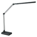 Alera Adjustable LED Desk Lamp, 3.25"w x 6"d x 21.5"h, Black