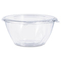 Dart Tamper-Resistant, Tamper-Evident Bowls with Flat Lid, 32 oz, 7" Diameter x 3.2"h, Clear, Plastic, 150/Carton