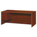 HON 10700 Series Single Pedestal Credenza, 1 Box/File Pedestal, 72w x 29.5h Cognac