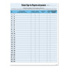 Tabbies HIPAA Labels, Patient Sign-In, 8.5 x 11, Blue, 23/Sheet, 125 Sheets/Pack