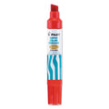 Pilot Jumbo Refillable Permanent Marker, Broad Chisel Tip, Red