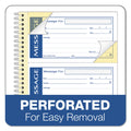 Adams Write 'n Stick Phone Message Pad, Two-Part Carbonless, 2.75 x 4.75, 4/Page, 200 Forms
