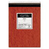 Ampad Gold Fibre Retro Wirebound Writing Pads, Wide/Legal Rule, Red Cover, 70 Antique Ivory 8.5 x 11.75 Sheets