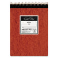 Ampad Gold Fibre Retro Wirebound Writing Pads, Wide/Legal Rule, Red Cover, 70 Antique Ivory 8.5 x 11.75 Sheets