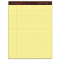 Ampad Gold Fibre Quality Writing Pads, Narrow Rule, 50 Canary-Yellow 8.5 x 11.75 Sheets, Dozen