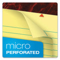 Ampad Gold Fibre Quality Writing Pads, Wide/Legal Rule, 50 Canary-Yellow 8.5 x 11.75 Sheets, Dozen