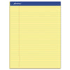 Ampad Recycled Writing Pads, Wide/Legal Rule, Politex Green Kelsu Headband, 50 Canary-Yellow 8.5 x 11.75 Sheets, Dozen