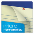 Ampad Pastel Writing Pads, Wide/Legal Rule, Blue Headband, 50 Green-Tint 8.5 x 11.75 Sheets, Dozen