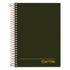 Ampad Gold Fibre Personal Notebooks, 1 Subject, Medium/College Rule, Classic Green Cover, 7 x 5, 100 Sheets