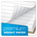 Ampad Gold Fibre Personal Notebooks, 1 Subject, Medium/College Rule, Designer Gray Cover, 7 x 5, 100 Sheets