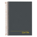 Ampad Gold Fibre Personal Notebooks, 1 Subject, Medium/College Rule, Designer Gray Cover, 7 x 5, 100 Sheets